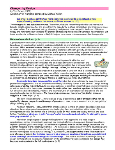 Change By Design – Tim Brown