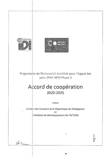 Madagascar – Agreement signed