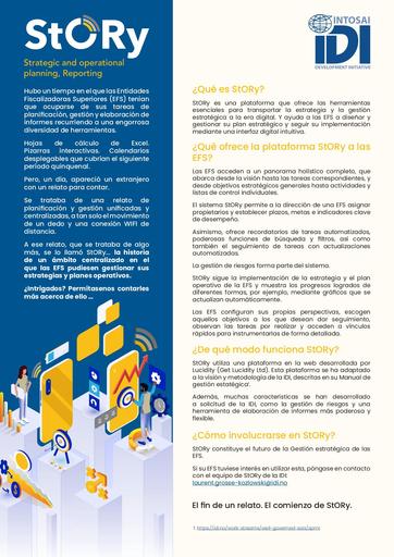 StORy folleto (español)