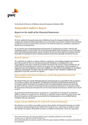 2019 Auditor Report