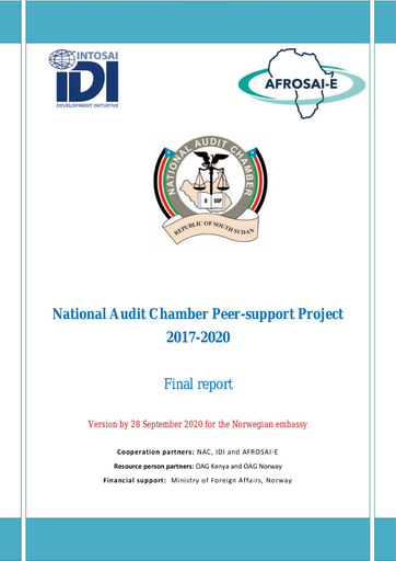 South Sudan NAC Peer support project Final Report, 2017-2020